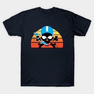 Retro Swim Skull 2 T-Shirt